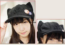 Load image into Gallery viewer, EVA Shikinami Asuka Rangure Cat Ear Polar Fleece Hat Peak Baseball Cap Anime Cosplay Accessories
