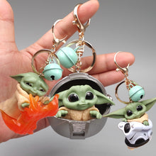 Load image into Gallery viewer, Disney Baby Yoda Keychain Yoda Model Keychain Kawaii Cartoon Pendant Keyring Anime Figure Key Chain for Kids Toy Gift
